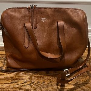 Fossil leather hobo satchel